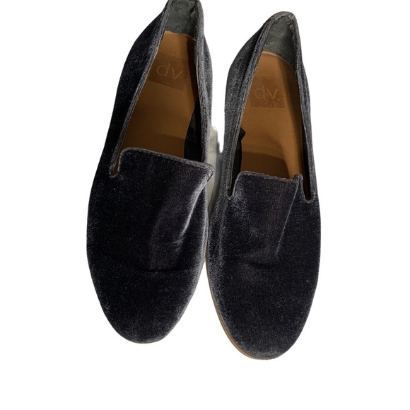 Dv by Dolce Vita Grey blue Lucy Velvet Loafer Flats. Size‎ 7.5 - Picture 7 of 8